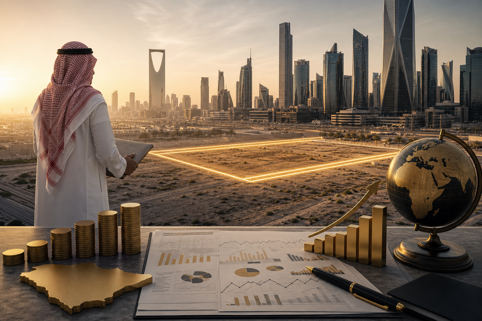 رسوم الأراضي البيضاء وتملك الأجانب في السعودية