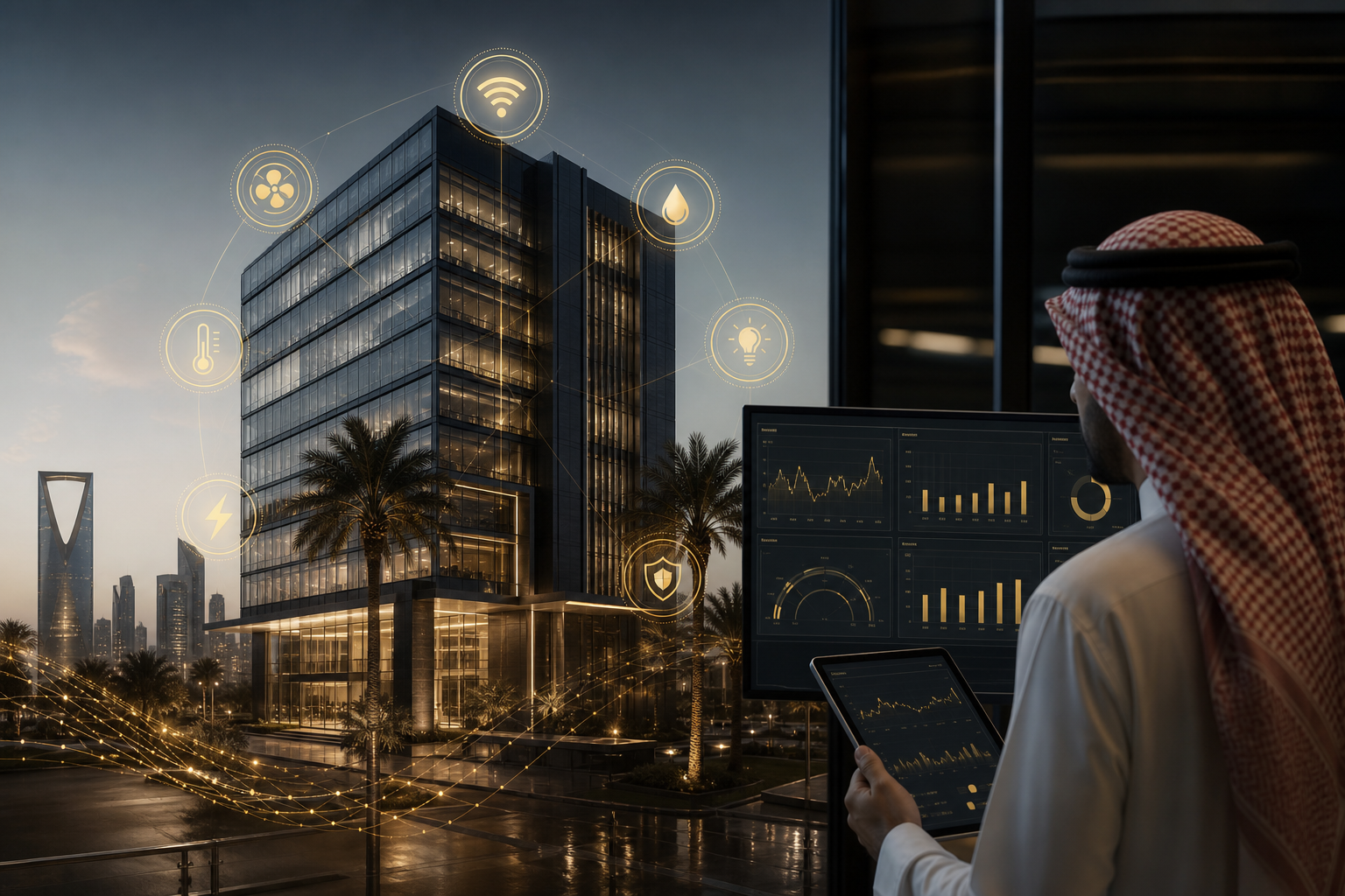 المباني الذكية وإدارة المرافق في السعودية